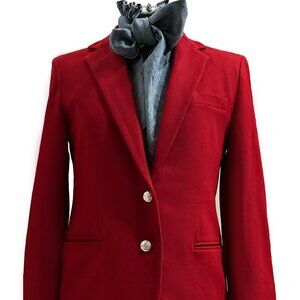 LRL Red Wool Vintage Blazer